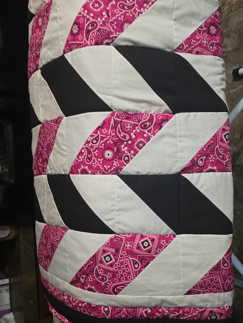 Handmade Quilt or Throw 72" x 72"